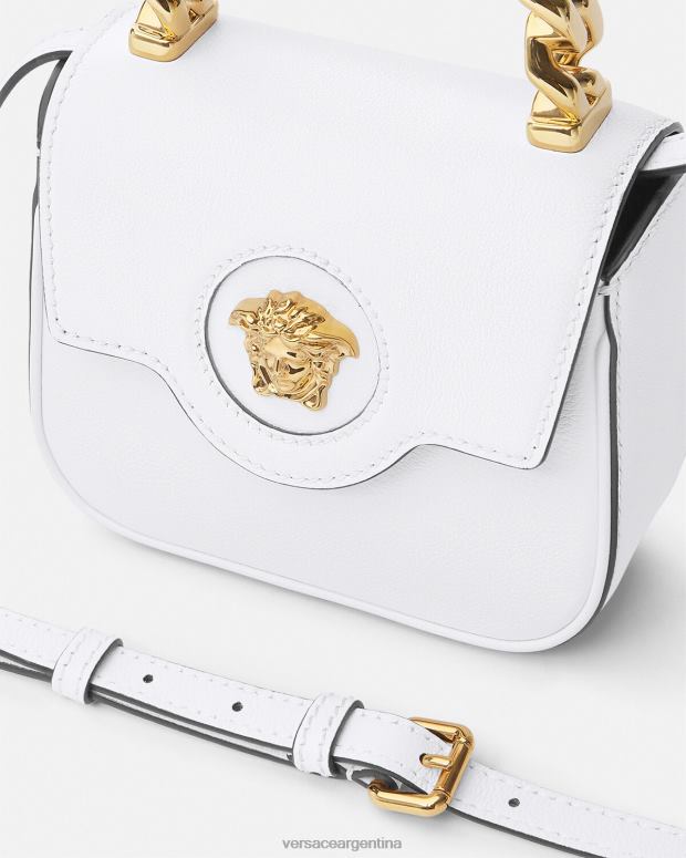 mujer Versace blanco bolso mini con medusa bolsas 4F604312