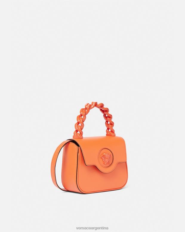 mujer Versace naranja bolso mini con medusa bolsas 4F604356