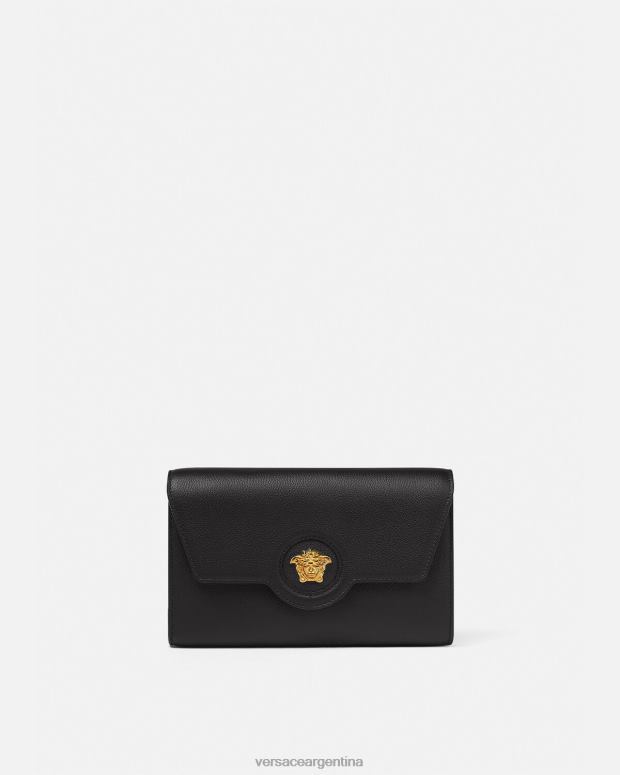 mujer Versace negro bolso crossbody con medusa bolsas 4F604344