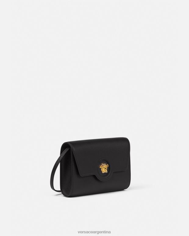 mujer Versace negro bolso crossbody con medusa bolsas 4F604344