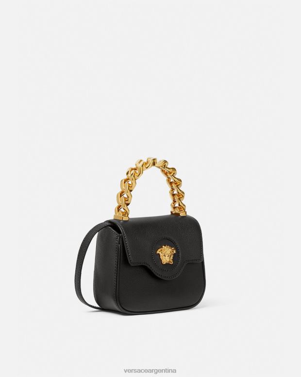 mujer Versace negro bolso mini con medusa bolsas 4F604309
