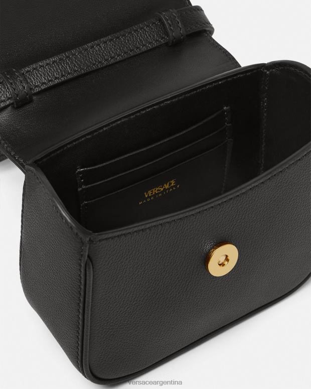 mujer Versace negro bolso mini con medusa bolsas 4F604309