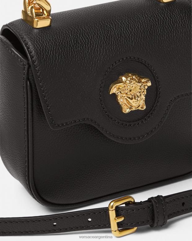 mujer Versace negro bolso mini con medusa bolsas 4F604309