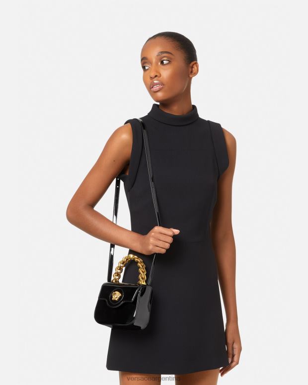 mujer Versace negro bolso mini con medusa bolsas 4F604311
