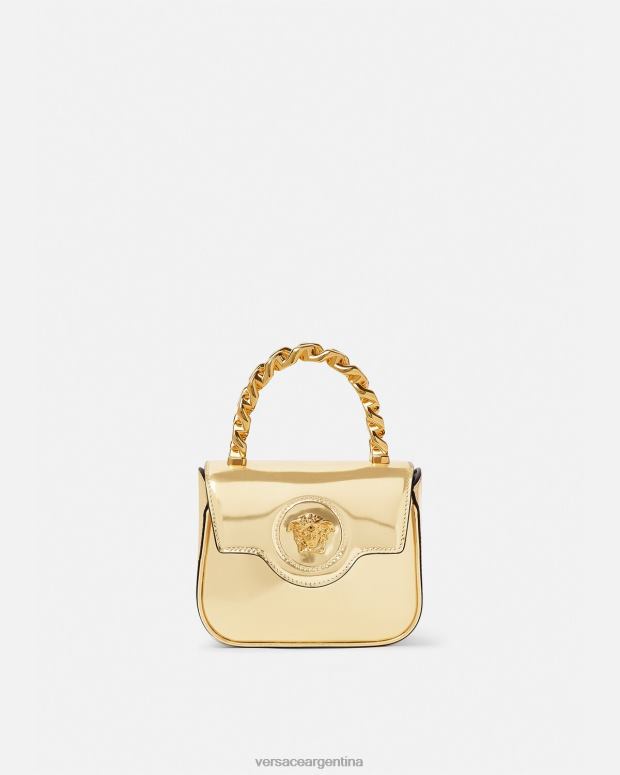 mujer Versace oro bolso mini con medusa bolsas 4F604310
