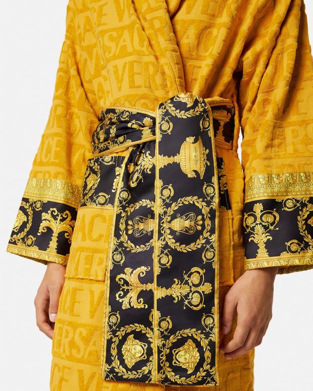 mujer Versace amarillo yo bata de baño barroca ropa interior y ropa de playa 4F6041096