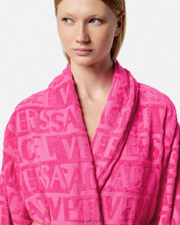 mujer Versace fucsia yo bata de baño barroca ropa interior y ropa de playa 4F6041094
