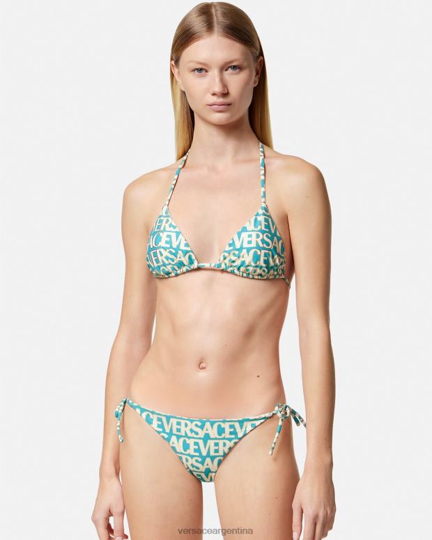 mujer Versace imprimir top de bikini por todo el cuerpo ropa interior y ropa de playa 4F6041127