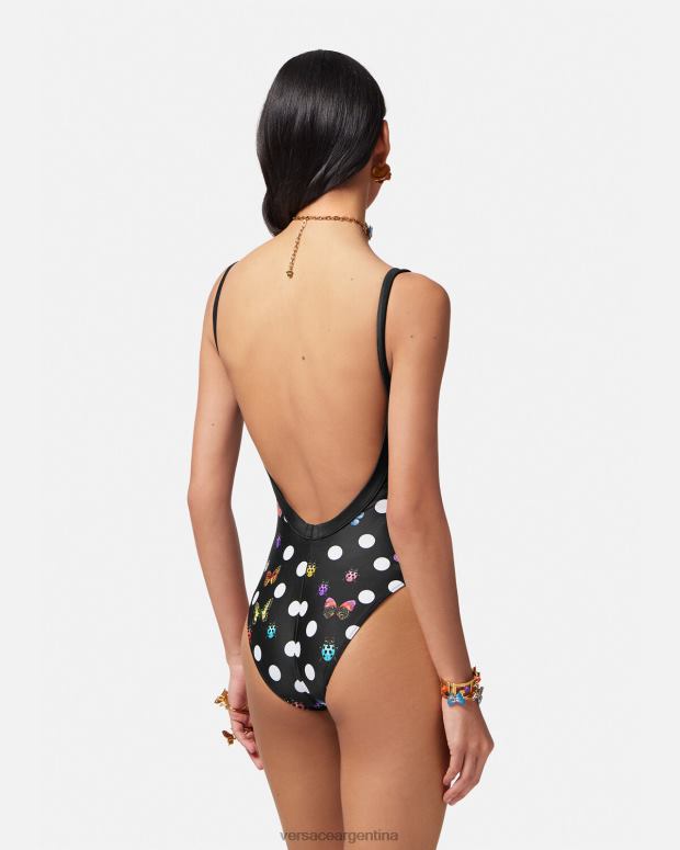 mujer Versace imprimir traje de baño de una pieza mariposas ropa interior y ropa de playa 4F6041117