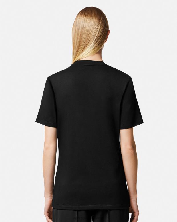 mujer Versace negro y rosa camiseta medusa ropa 4F604127
