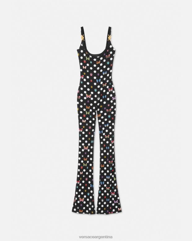 mujer Versace un color mono con mariposas y medusa '95 ropa 4F6047