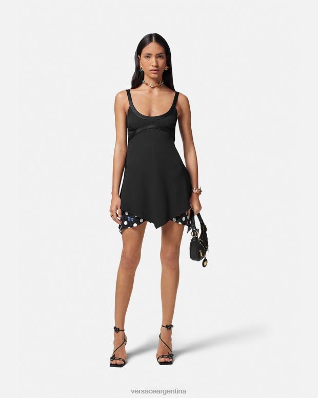 mujer Versace imprimir mini vestido de mariposas ropa 4F6042