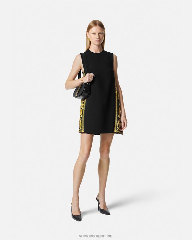 mujer Versace imprimir minivestido barroco ropa 4F60428