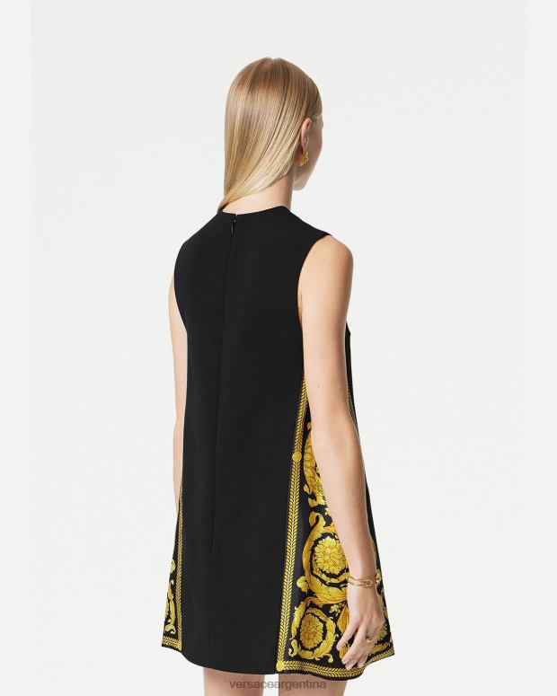 mujer Versace imprimir minivestido barroco ropa 4F60428