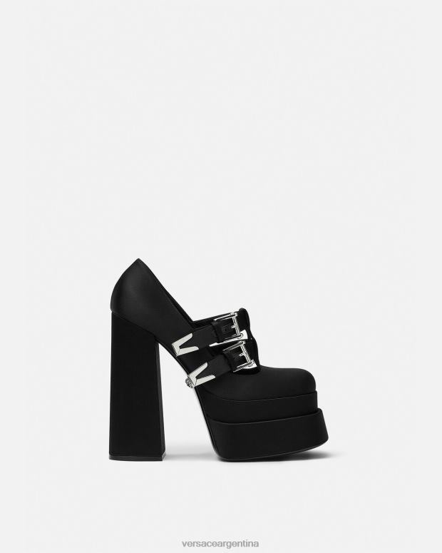 mujer Versace negro bombas de plataforma aevitas zapato 4F604417