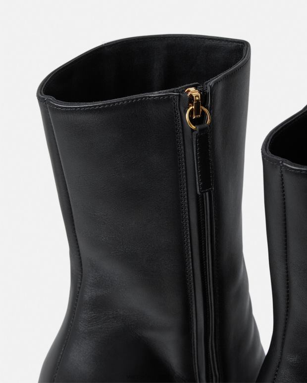 mujer Versace negro botas aevitas plataforma zapato 4F604407