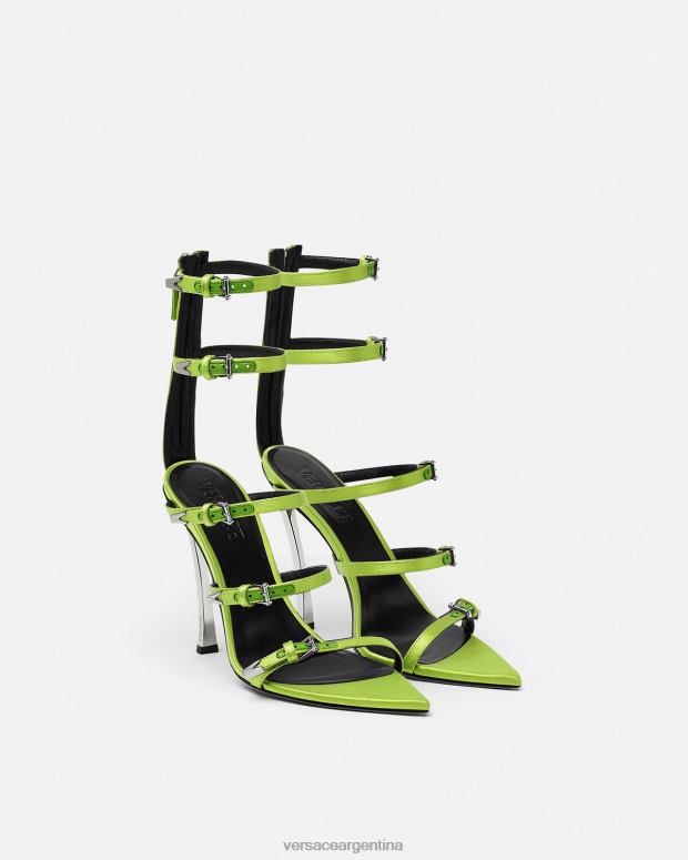 mujer Versace amarillo sandalias con punta de alfiler zapato 4F604399