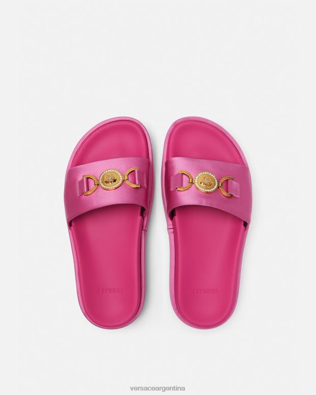mujer Versace rosa sandalias con plataforma Medusa '95 zapato 4F604454