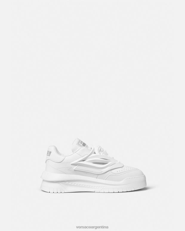 mujer Versace blanco zapatillas odissea zapato 4F604505