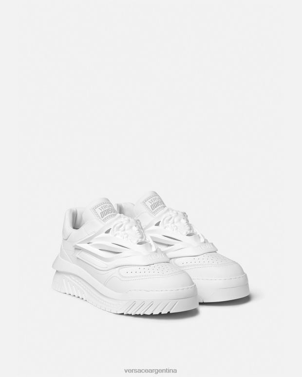 mujer Versace blanco zapatillas odissea zapato 4F604505