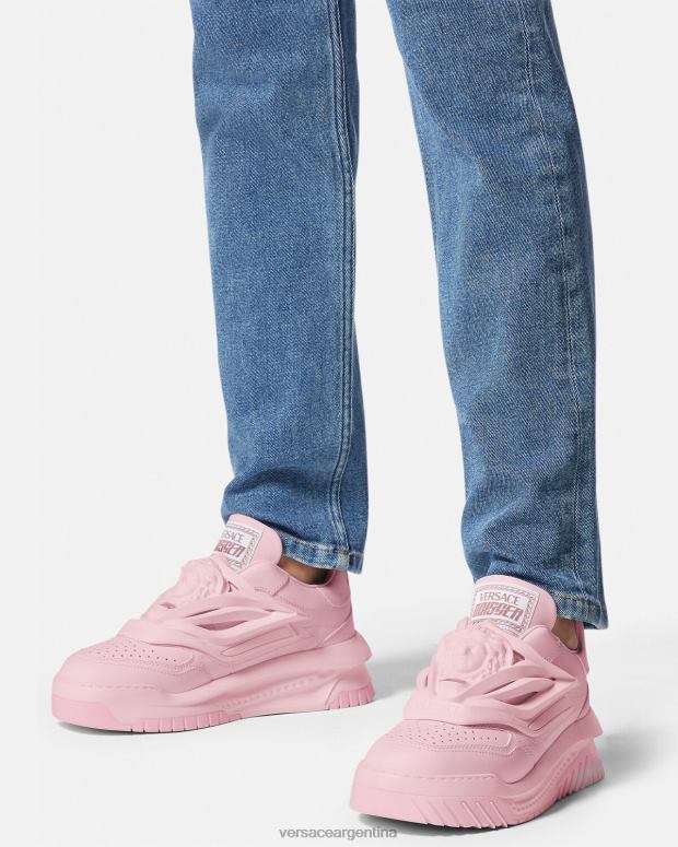 mujer Versace rosa zapatillas odissea zapato 4F604504