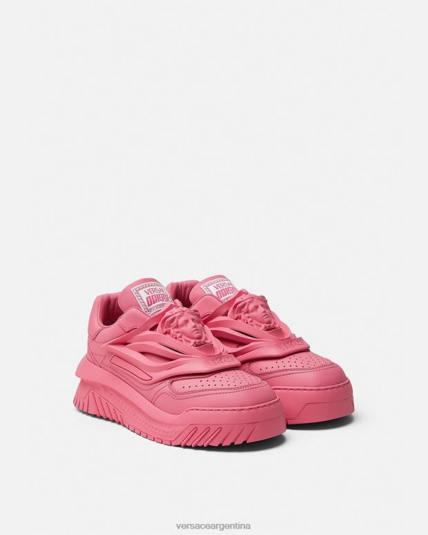 mujer Versace rosa zapatillas odissea zapato 4F604507