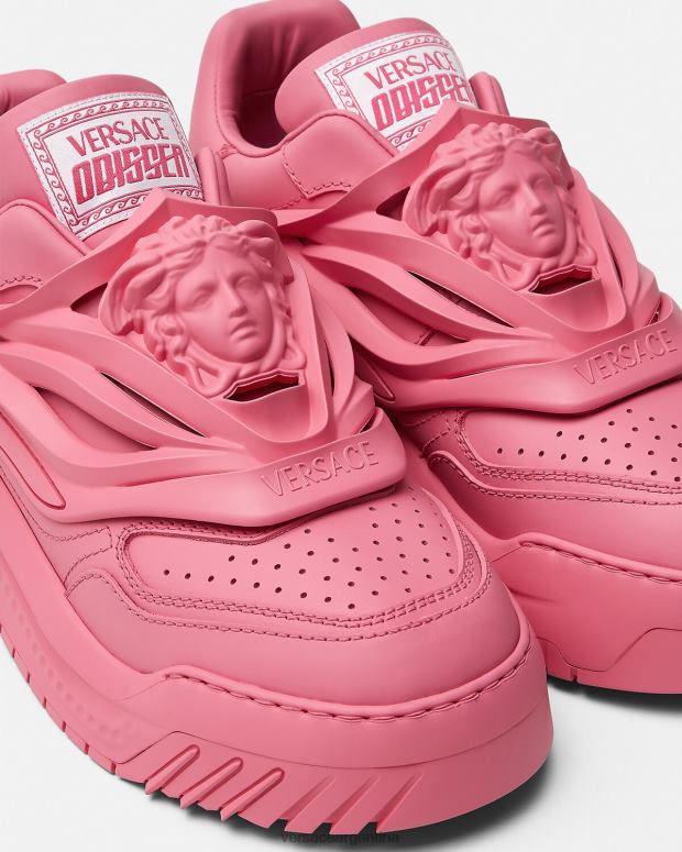 mujer Versace rosa zapatillas odissea zapato 4F604507