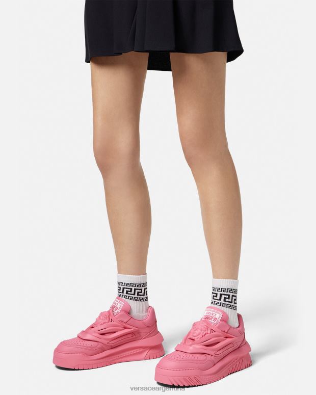mujer Versace rosa zapatillas odissea zapato 4F604507