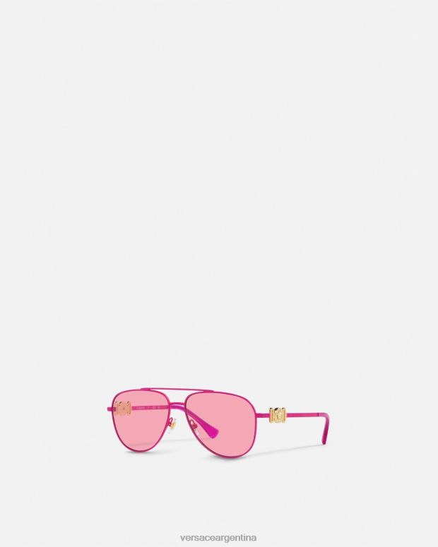 niños Versace púrpura gafas de sol de aviador medusa accesorios 4F6042058
