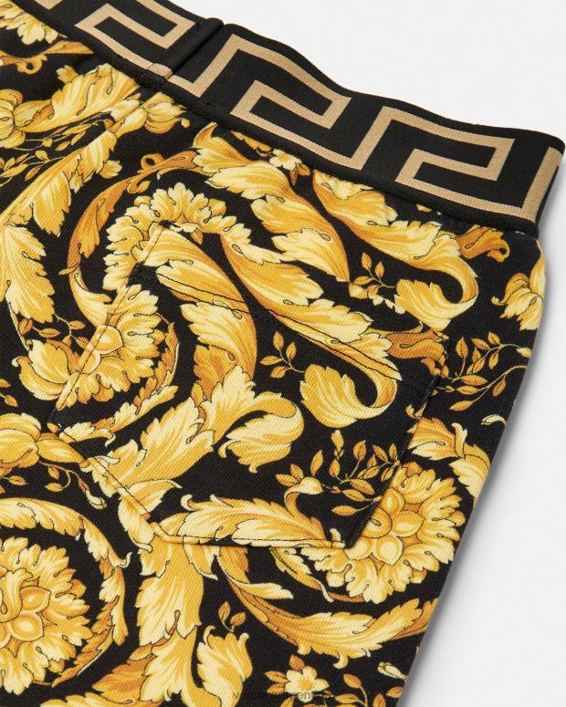 niños Versace imprimir pantalones cortos barrocos ropa 4F6041956