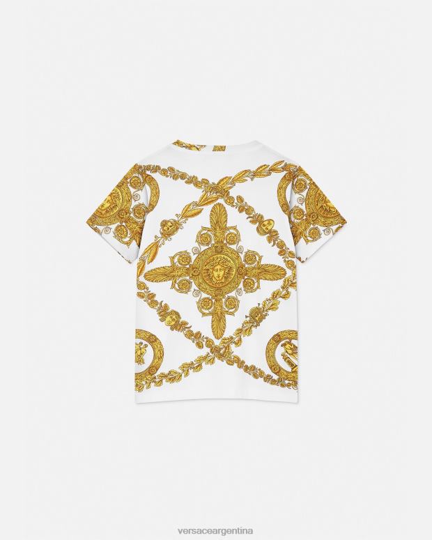 niños Versace imprimir camiseta maschera barroca ropa 4F6042124