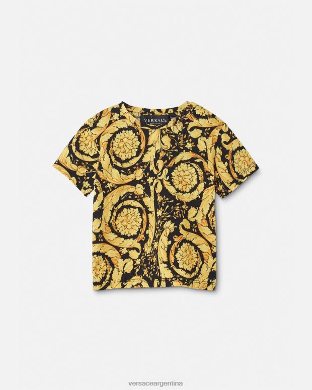 niños Versace imprimir camiseta para bebé barroco ropa 4F6041859