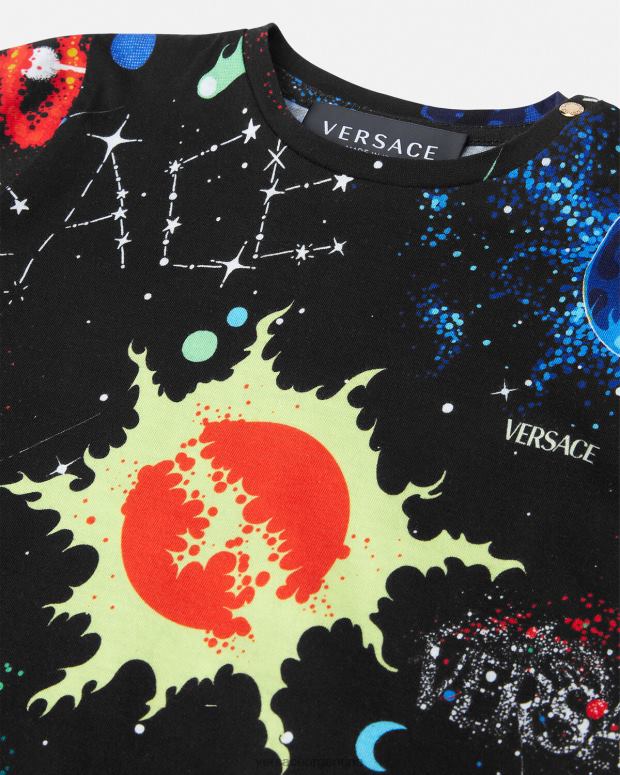 niños Versace imprimir galaxia camiseta para bebé ropa 4F6041882