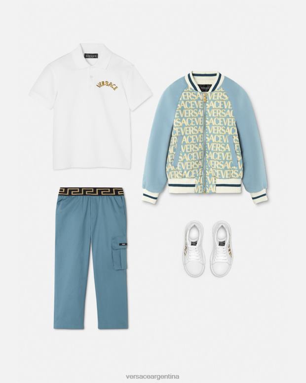 niños Versace imprimir chaqueta bomber integral ropa 4F6042092