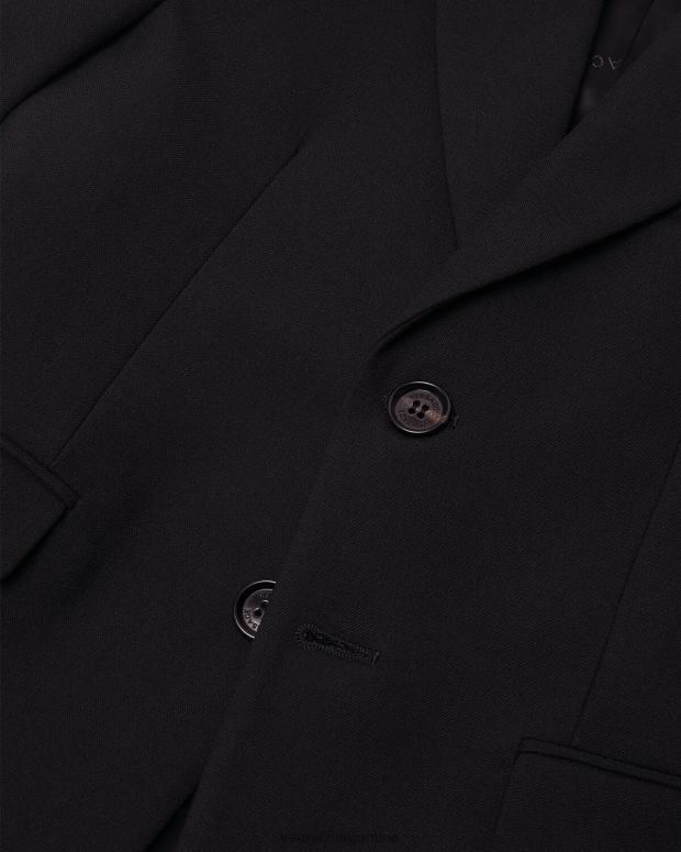 niños Versace negro chaqueta con logo ropa 4F6042105