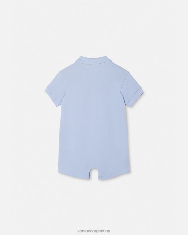 niños Versace azul claro mameluco del bebé de la medusa ropa 4F6041833