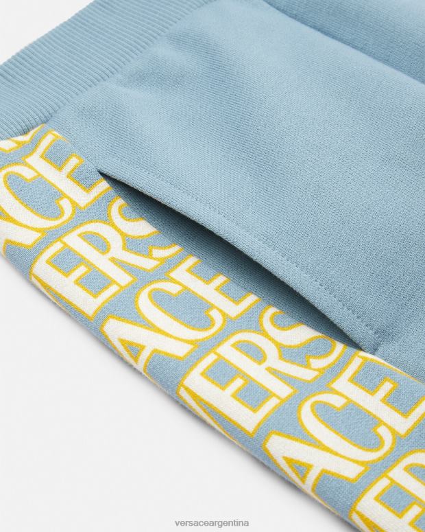 niños Versace azul claro pantalones deportivos por toda la prenda ropa 4F6042089