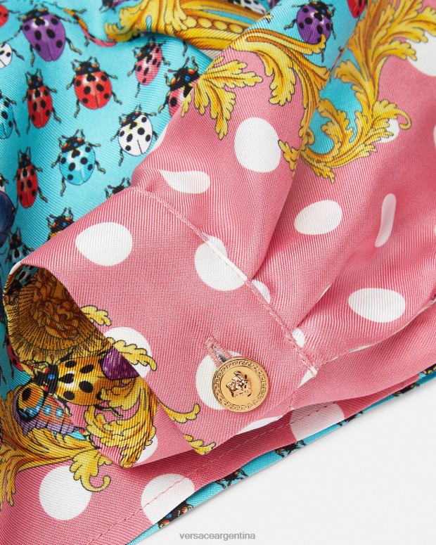 niños Versace imprimir camisa de seda mariposas ropa 4F6041940