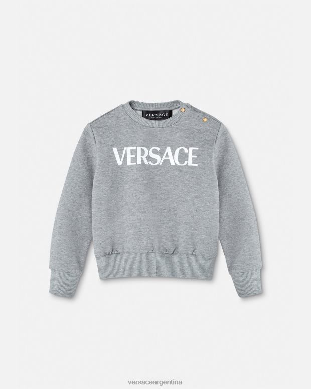 niños Versace gris sudadera con logo para bebé ropa 4F6041856
