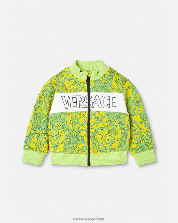niños Versace imprimir sudadera bebé silueta barroca ropa 4F6041880